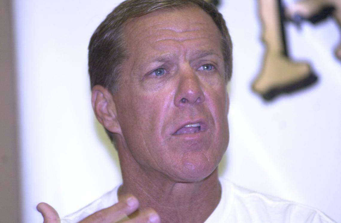 Terry Donahue in 2001 when he worked in the San Francisco 49ers front office. Donahue coached new Fresno State athletic director Terry Tumey at UCLA and later worked with him with the 49ers, and said Monday he thinks Tumey will do well at Fresno State.