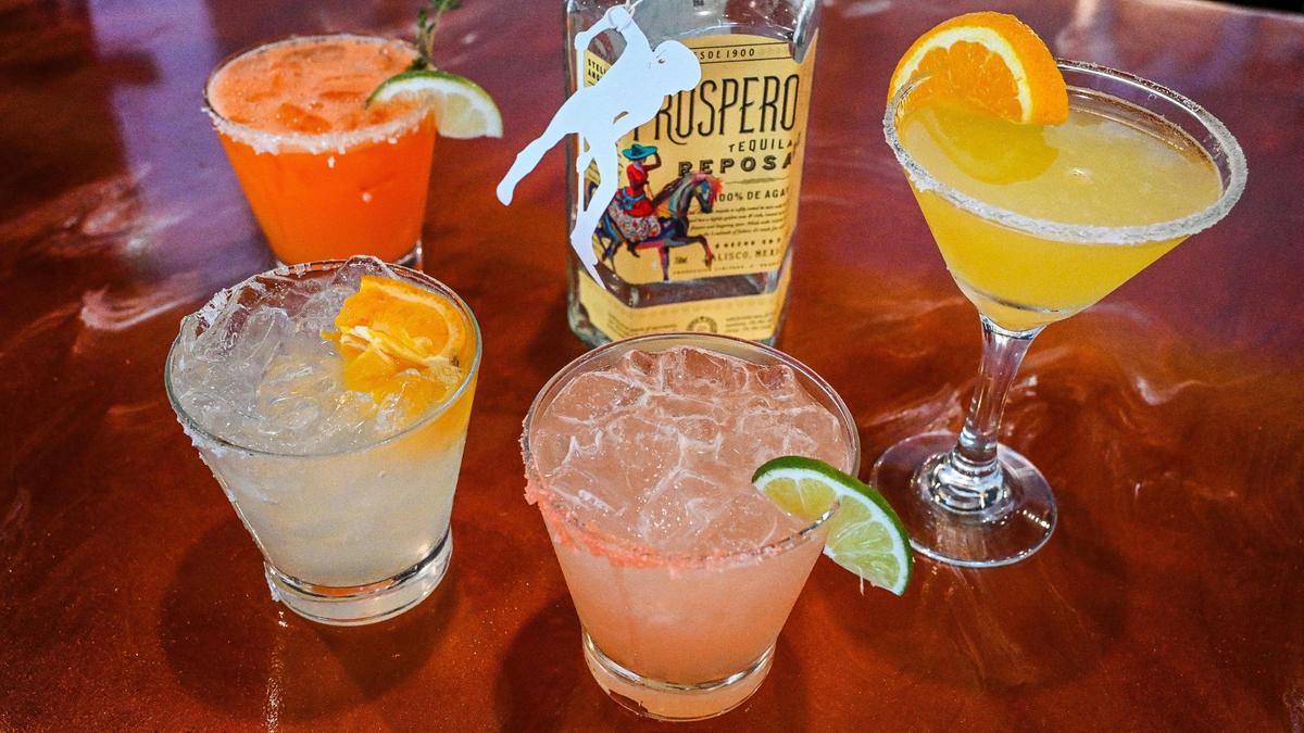 A variety of signature margaritas featuring infused tequilas are now on the menu at CDT Cocina in the Tower Theatre building in Fresno, photographed on Thursday, May 19, 2022.