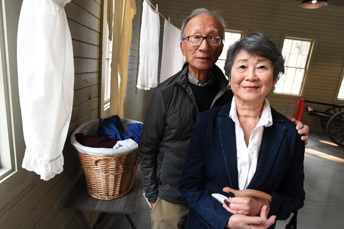 Franklin and Sandra Yee from Sacramento, were principal donors in the restoration of the 1917 Chinese laundry building at Wawona which was dedicated Friday, Oct. 1,2021. The building was used as various things over the years and is being rededicated to tell the story of Chinese American contributions to Yosemite’s history. The Yees have long-standing family ties to Yosemite.