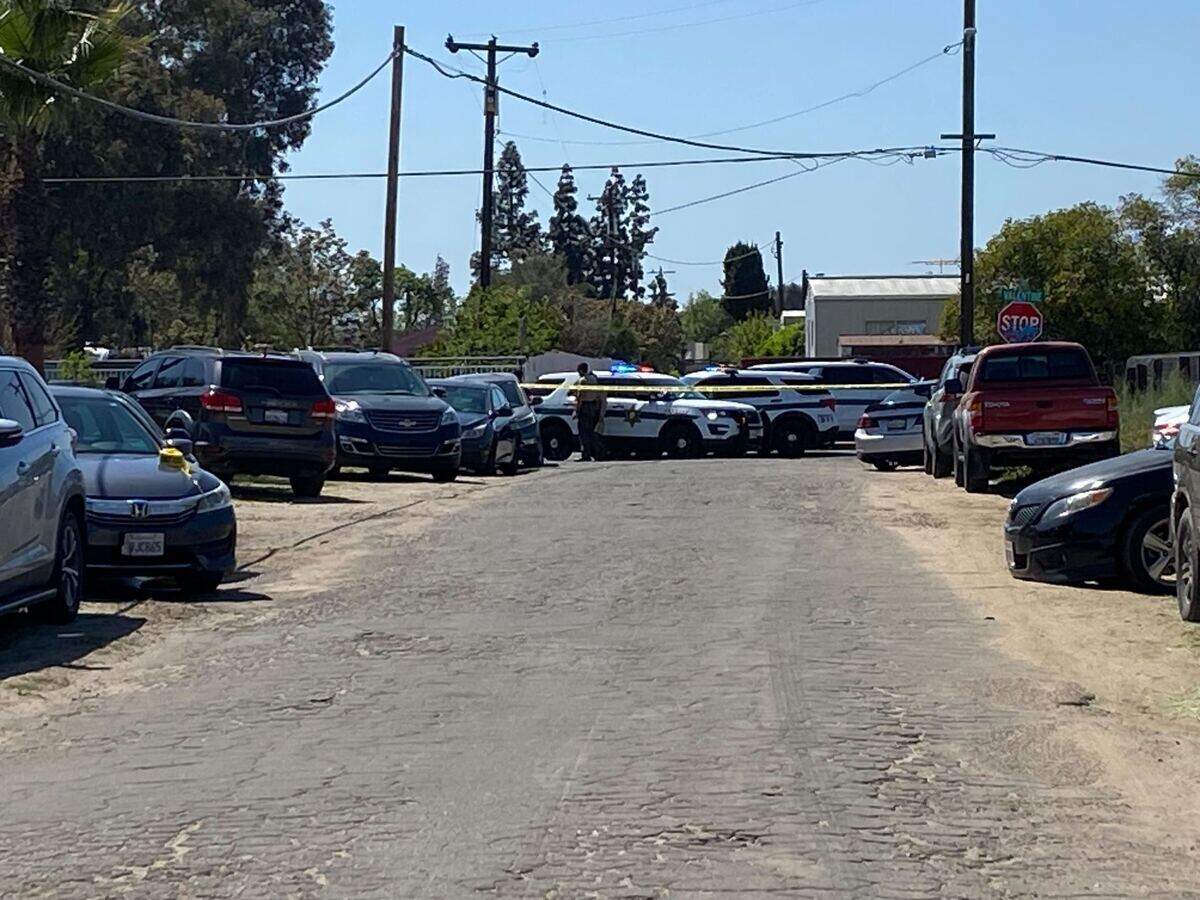 Officers are investigating a potential shooting near Valentine and Princeton avenues in northwest Fresno Saturday.