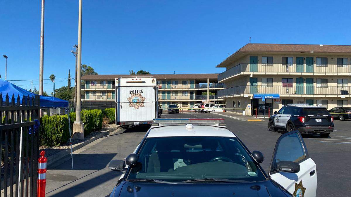 Fresno police negotiators reached a peaceful resolution when the woman was released from the hotel room at about 11 a.m.