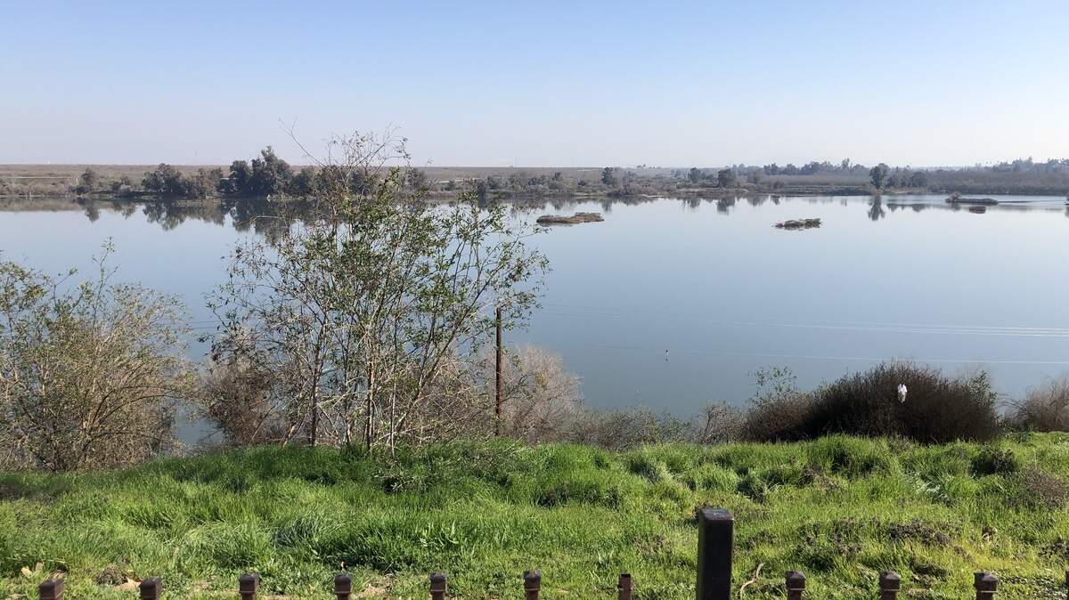 A view of the Milburn Pond, a bird sancutary, and the San Joaquin River from the Milburn Overlook in northwest Fresno on Feb. 19, 2019. The gate to the overlook has been closed indefinitely following the Feb. 17 shooting death of 26-year-old Brandyn Harris.