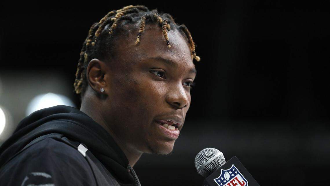 Las Vegas police say Raiders Henry Ruggs III will be charged with DUI after a deadly crash early Tuesday, Nov. 1, 2021.