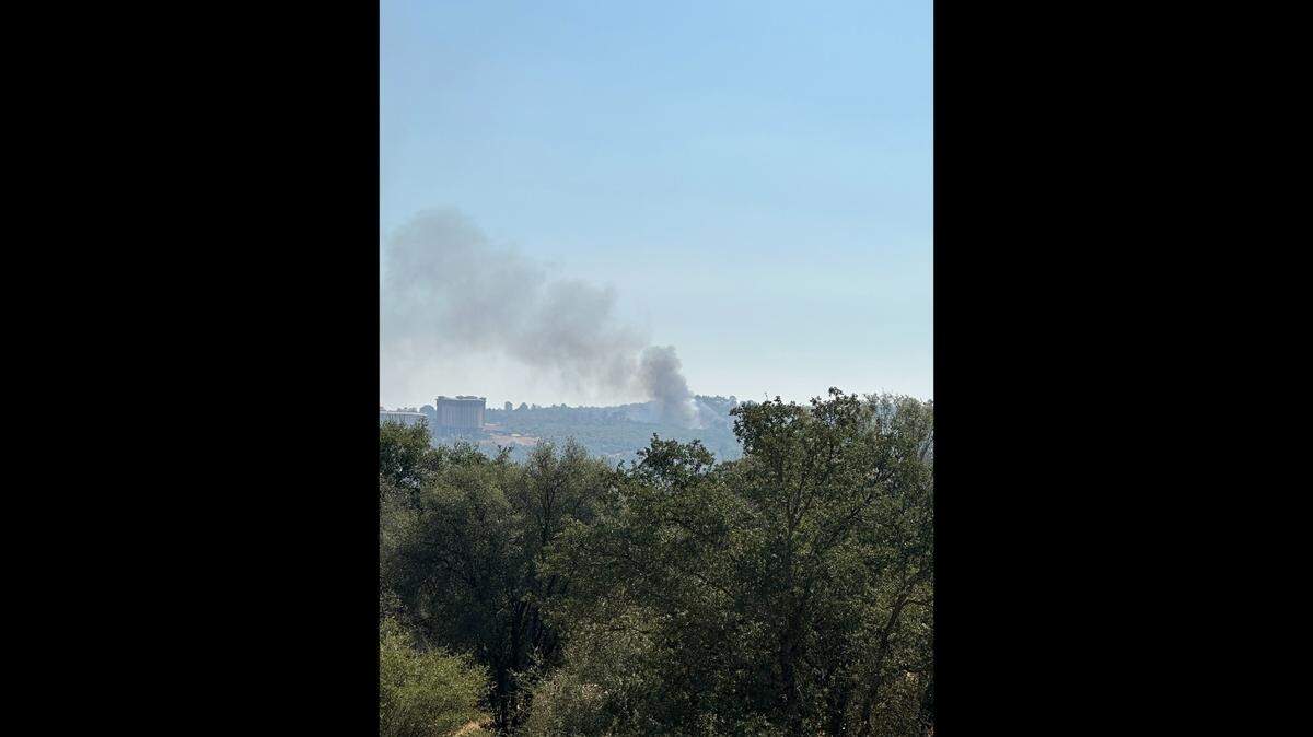 A wildfire broke out near Chukchansi Gold Resort and Casino on Sunday, Sept. 1, 2024.