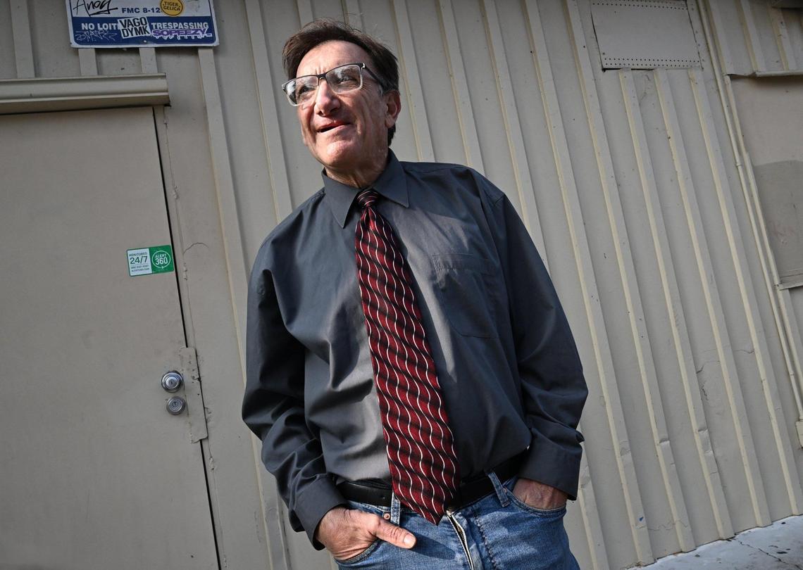 Chris Koch used to be homeless. Koch is interviewed about the challenges homeless encounter on Friday Dec. 6, 2024 in Fresno.