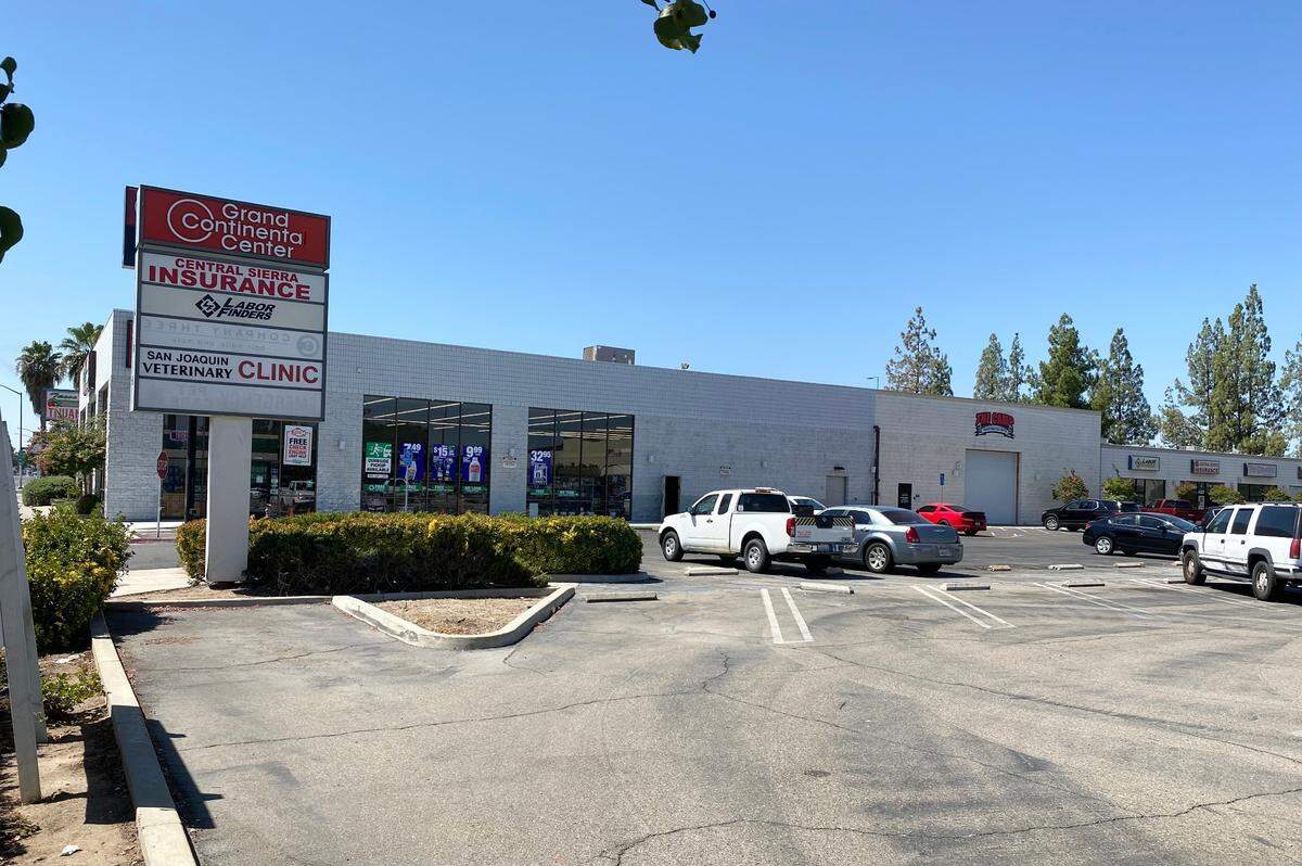 The Grand Commercial Center, a strip of businesses including O’Reilly Auto Parts, is next to a former Vons store that will be demolished to make way for a new Fresno senior citizens center on Blackstone Avenue. The center is part of the property purchased by the city of Fresno for the senior center, but no changes are planned for this building or its businesses.