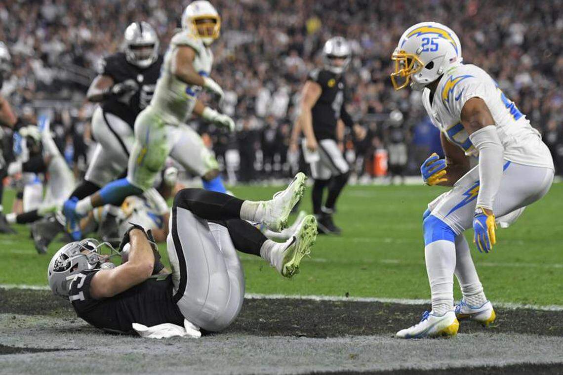 The Las Vegas Raiders will host the Los Angeles Chargers on Sunday, Dec. 4, 2022.