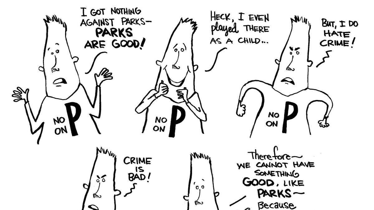 Measure P is the Safe Neighborhood and Parks initiative on the ballot which seeks 3/8-cent sales tax over 30 years. Funds would be used to improve existing parks and build new ones in parts of Fresno under served. Opponents argue that without additional law enforcement policing new parks would be problematic.