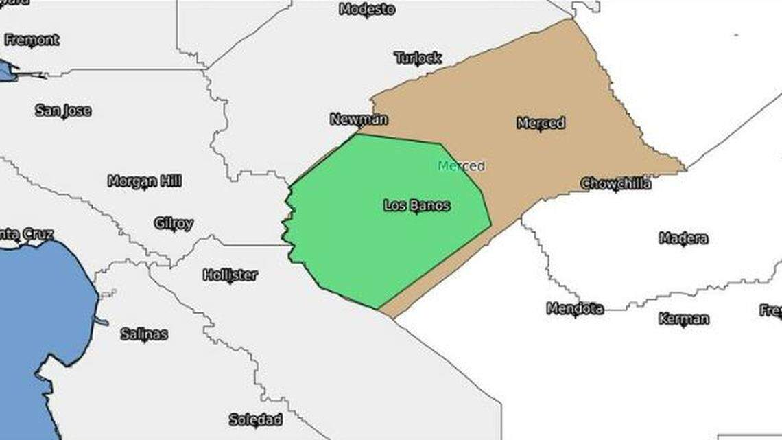 Forecasters with the National Weather Service in Hanford issued a flood advisory Tuesday morning for the West Side of Merced County in the Los Banos area, which is expected to lift by 1 pm.