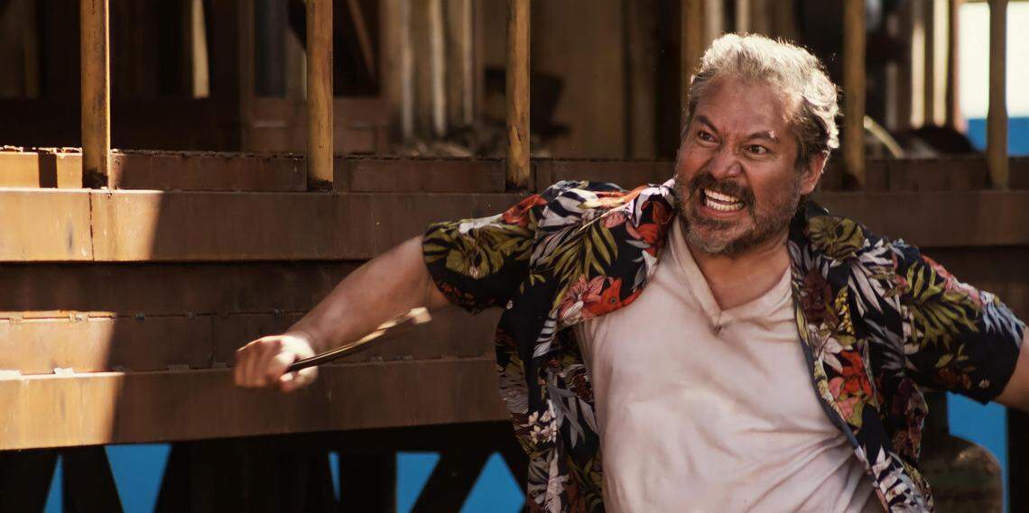 Julio César Cedillo como Chato en la película de acción ‘El Demonio Negro’. 