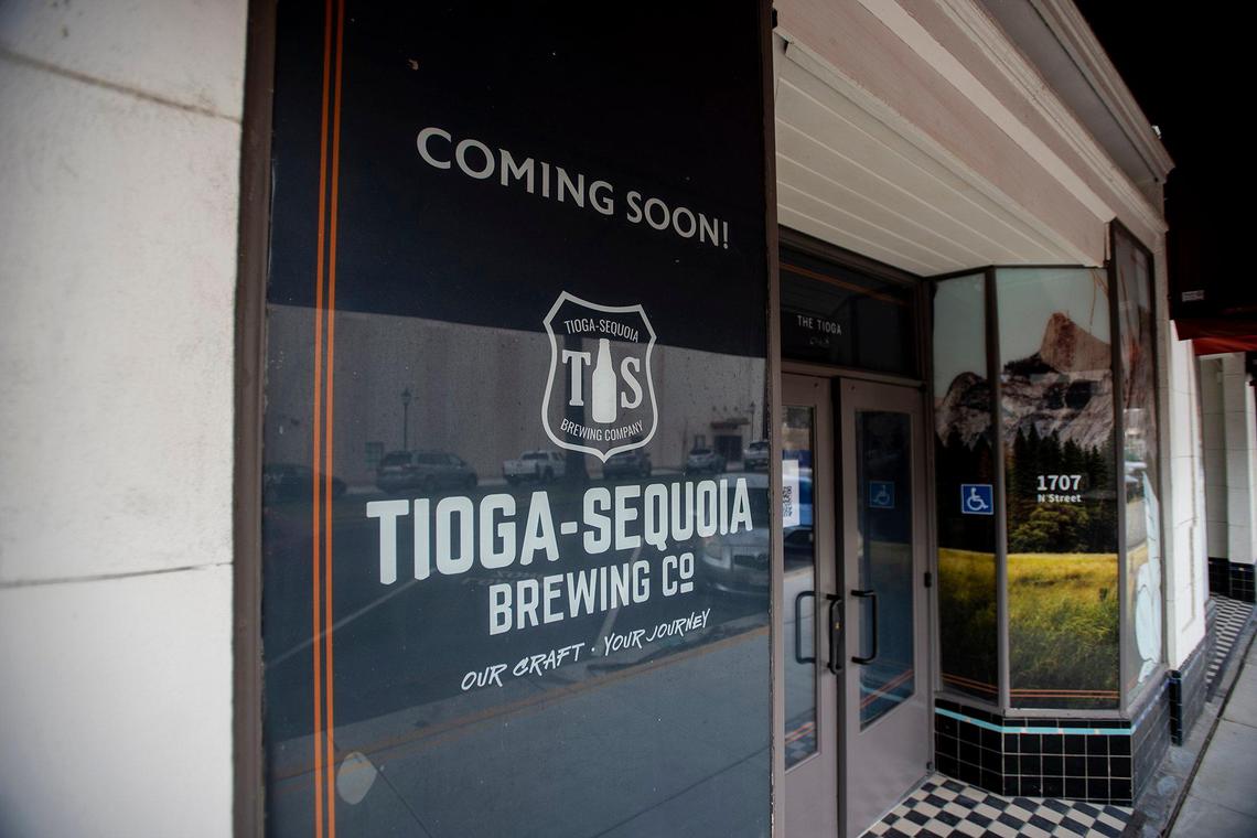 The Tioga-Sequoia Brewing Company taproom in Merced, Calif., on Thursday, Feb. 23, 2023. According to Tioga-Sequoia Brewing Company President Michael Cruz, the taproom is expected to open in April.