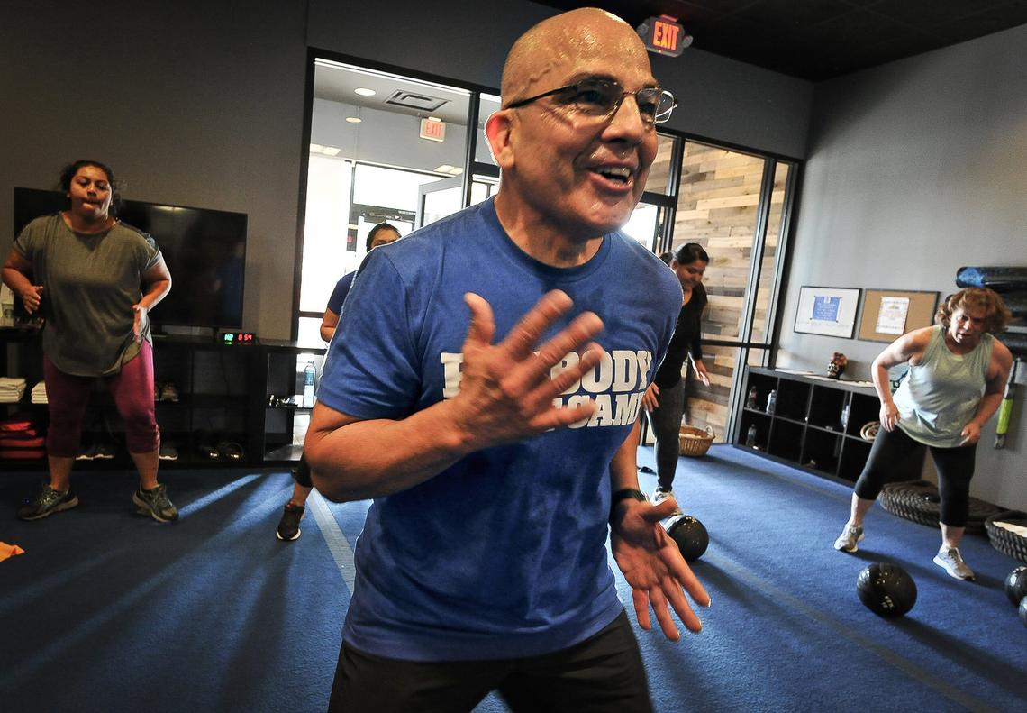 Michael Rodriguez, 55, who nearly died from West Nile virus in 2014, has channeled his experience into helping others at his Fit Body Boot Camp in Fresno.