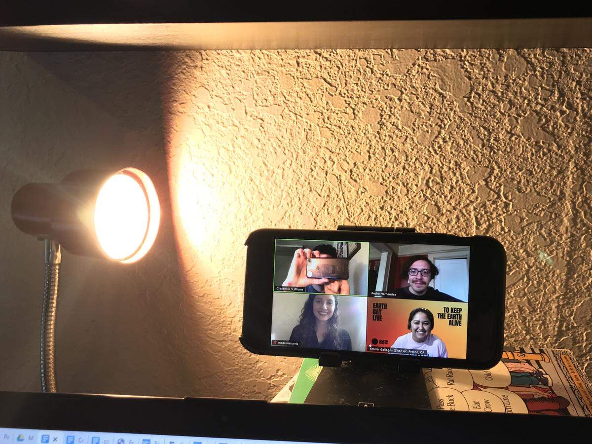 Members of the Fresno Sunrise Movement, an environmental organization, have increased their online outreach to young people during the coronavirus pandemic.