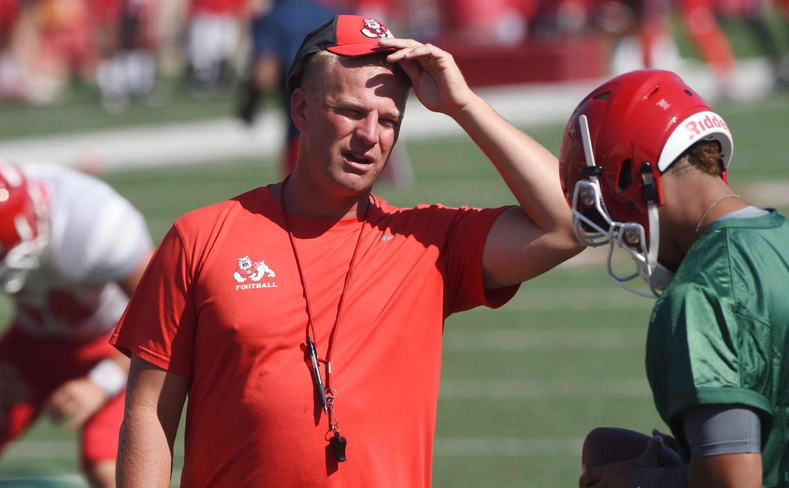 Fresno State offensive coordinator Kalen DeBoer will have a wealth of talent to work with in 2018 with starting quarterback Marcus McMaryion back along with three of the Bulldogs’ top four receivers, their top five running backs, top three tight ends and three starting offensive linemen.