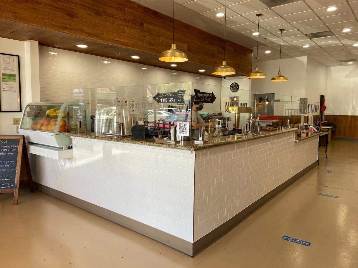 TeaZona is a boba tea shop attached to pho restaurant Lime N Basil in the Pavilion West shopping center in Fresno in this Fresno Bee file photo from 2021.