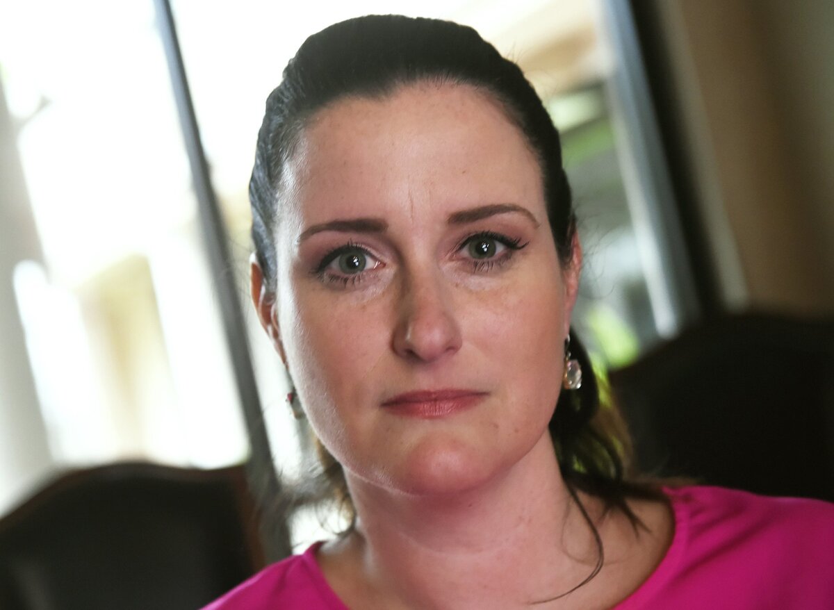 Attorney Rachelle T. Golden discusses her ADA-related lawsuit against Gateway Ice Center in an interview at her office Friday, April 5, 2019 in Fresno.