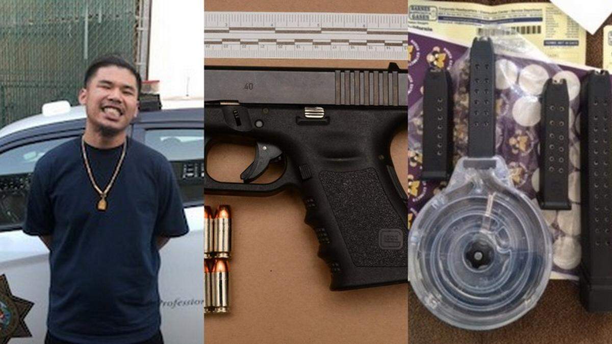 Bobby Kousol, 27, was arrrest on drug and weapons charges after police service a warrant at an alleged honey oil lab in central Fresno on Tuesday, June 4, 2019.