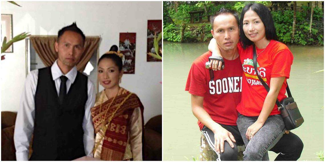 Kalaxang Thao with wife Maikha Vang.