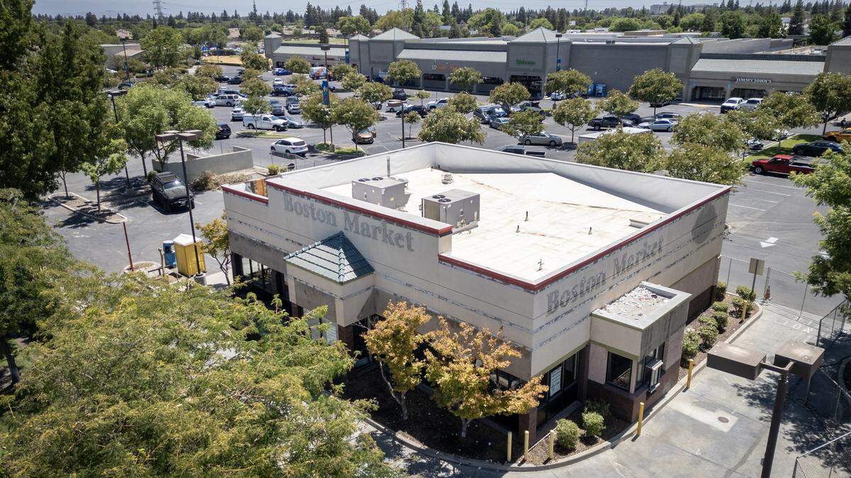 Work has started on a new project at the former Boston Market on the southeast corner of First Street and Nees Avenue in Fresno on Monday, Aug. 4, 2025.