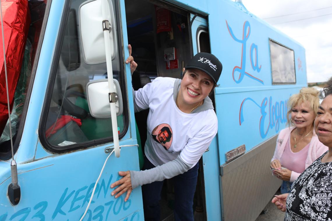 Fresno’s La Elegante Taqueria, a family-run restaurant known for award-winning tacos, celebrates its rich tradition and over 40 years of serving the community. The truck, a 1975 model, in the picture is the original truck that Benito Arenas started his taco truck business. Celia Arenas, 75, with her daughter Analia have continued to run truck at its original location at 2373-2399 E Muscat Ave, Fresno. The taco truck is open Thursday through Sunday from 10:30 a.m. to 1:30 p.m.