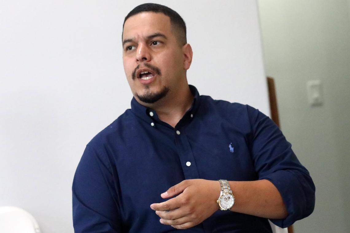 Woodlake resident Joshua Diaz on July 20, 2023, talks about how the winter floods affected him, his house on Kaweah Street and his neighborhood.