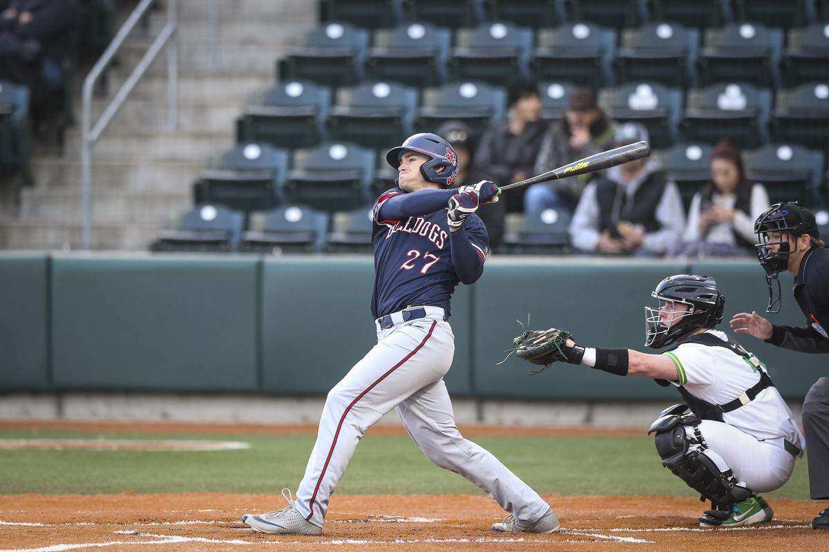 Fresno State catcher Zach Presno hit 10 home runs last season, second on the team.