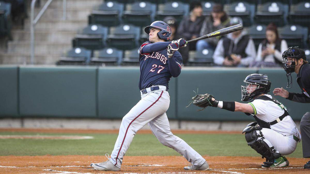 Fresno State catcher Zach Presno hit eight home runs in the Bulldogs’ first 16 games of 2020 before the season was shut down by the coronavirus pandemic. Presno, a Buchanan High grad, had hit a home run every 7.0 at-bats.