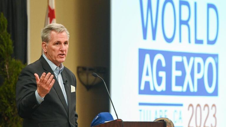 Kevin McCarthy says ag business a priority in California. ‘We need to make the investment’