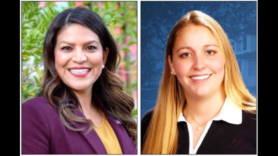 Candidates in the 27th Assembly District are Democratic incumbent Esmeralda Soria, left, and Republican challenger Joanna García Rose.