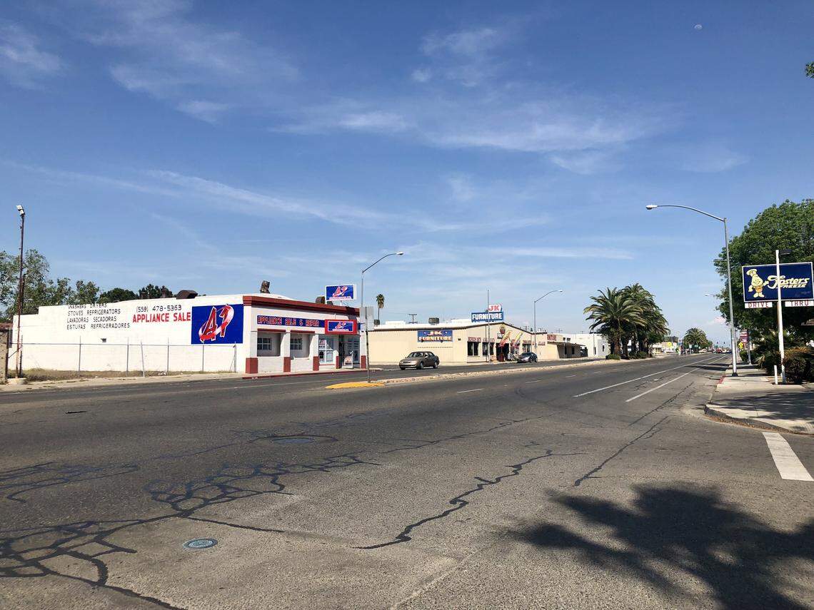 Traffic trickles through Ventura Avenue between south Orange and Cedar avenues. Fresno City Councilman Luis Chavez is launching a new business incentive pilot program to bring jobs to the Kings Canyon Road and Ventura Avenue corridors.