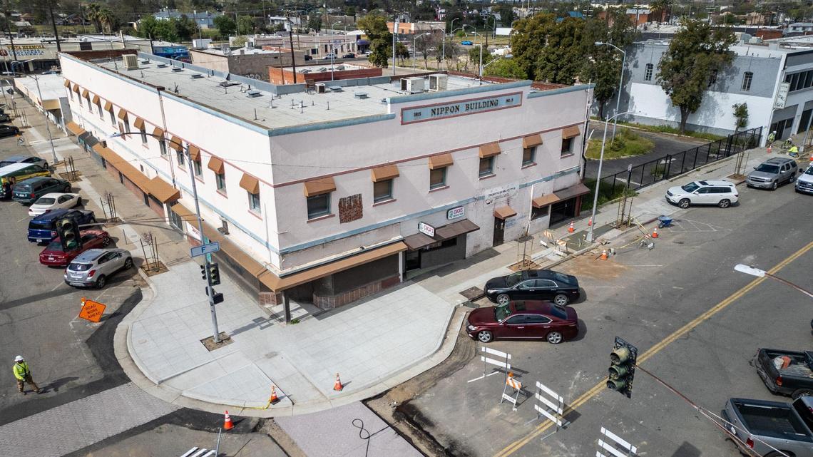 The Nippon Building No. 2 on F and Kern Streets in Fresno’s Chinatown on Thursday, March 27, 2025.The second floor of the building has an opportunity for living spaces and is among several sites around downtown Fresno that the Incremental Development Alliance may be able to help develop. Inc Dev, is a nonprofit alliance that empowers small developers and local communities to create stronger neighborhoods through incremental, bottom-up development.