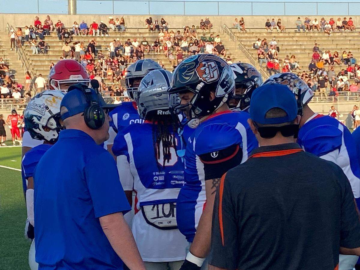 County players on the sideline at the City/County All-Star game on Friday, June 20, 2025 in Fresno, California.