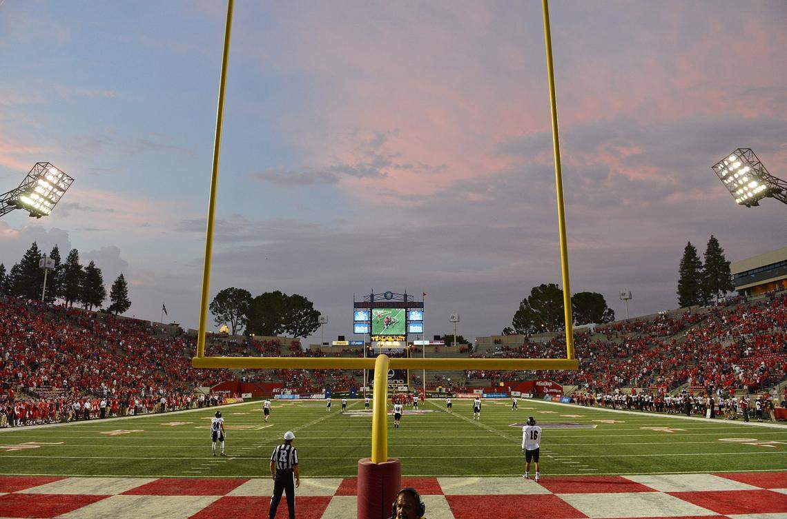 Fresno State will be replacing the playing surface at Bulldog Stadium, which was installed in 2011. Quarterback Derek Carr, running backs Robbie Rouse and wideout KeeSean Johnson, the Bulldogs’ all-time leading passer, rusher and receiver all played on the field.