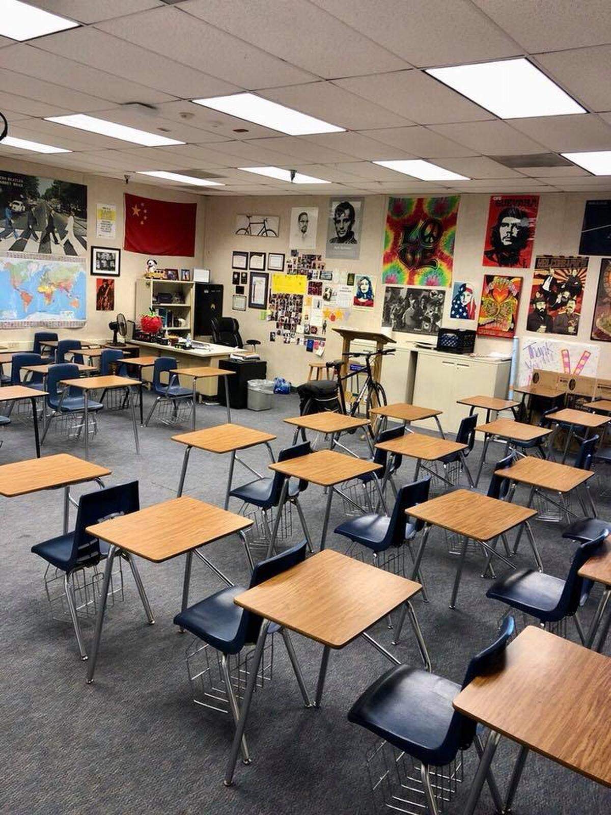 A History and Race and Social justice classroom.
