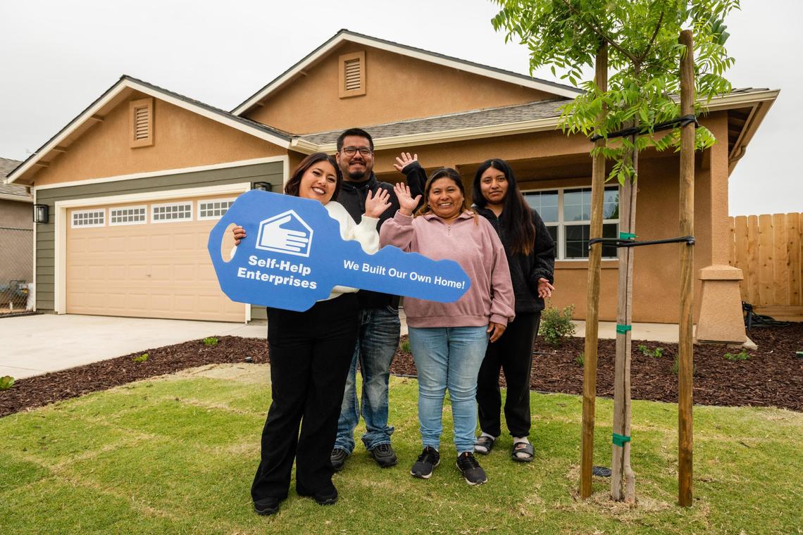 Esmeralda Melecio Lopez said her family’s journey to homeownership went beyond the construction of a house, it was the opportunity to build a better future.&nbsp; Pictured on April 25, 2025.