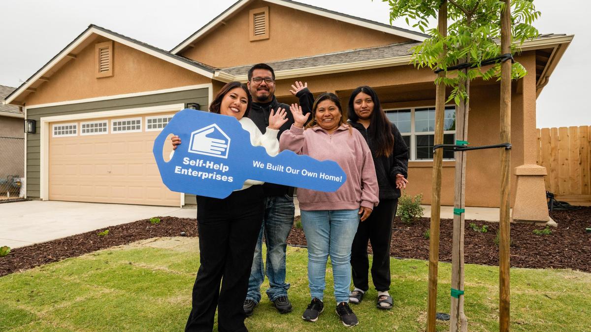 Esmeralda Melecio Lopez said her family’s journey to homeownership went beyond the construction of a house, it was the opportunity to build a better future.  Pictured on April 25, 2025.