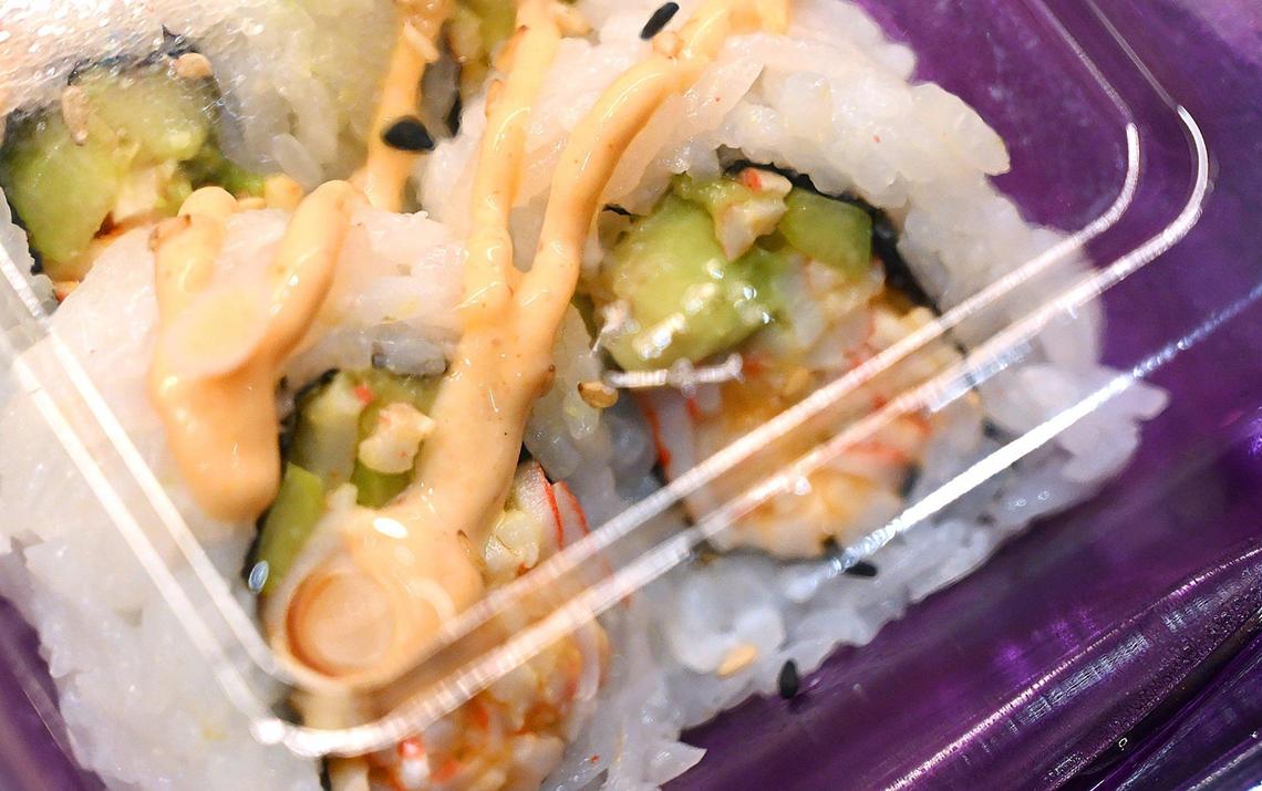 Spicy Califonia Roll is one type of sushi offered at Vallarta’s newest location on Shaw Avenue in Clovis.