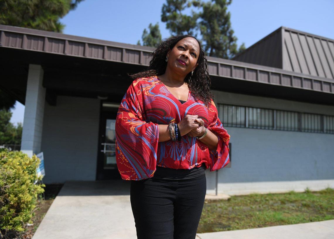 Janice Mathurin, M.A., is Director of Operations at West Fresno Family Resource Center. Photographed Wednesday, Aug. 26, 2020 at the Mary Ella Brown Community Center in Fresno.