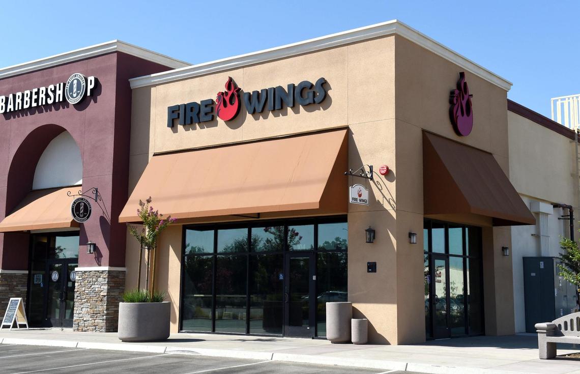The new Fire Wings at the Marketplace at El Paseo shopping center, Aug. 4, 2021.