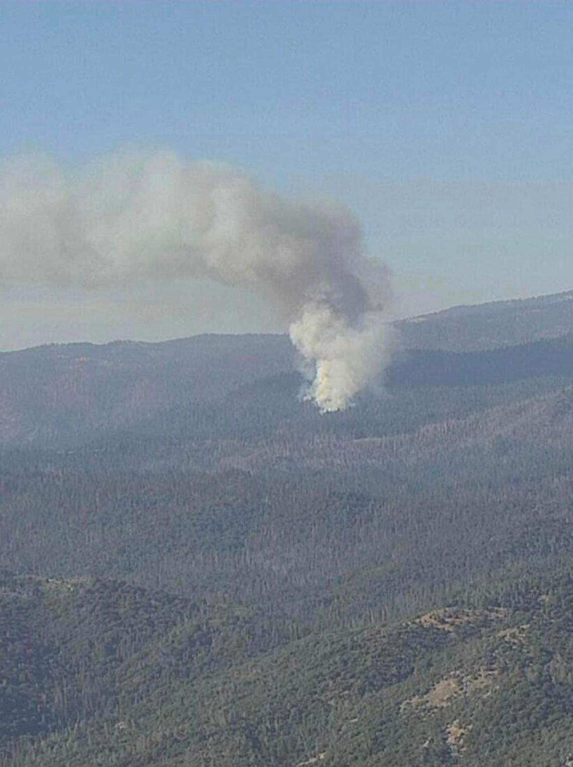 A wildfire forced a partial closure Thursday at Yosemite National Park.