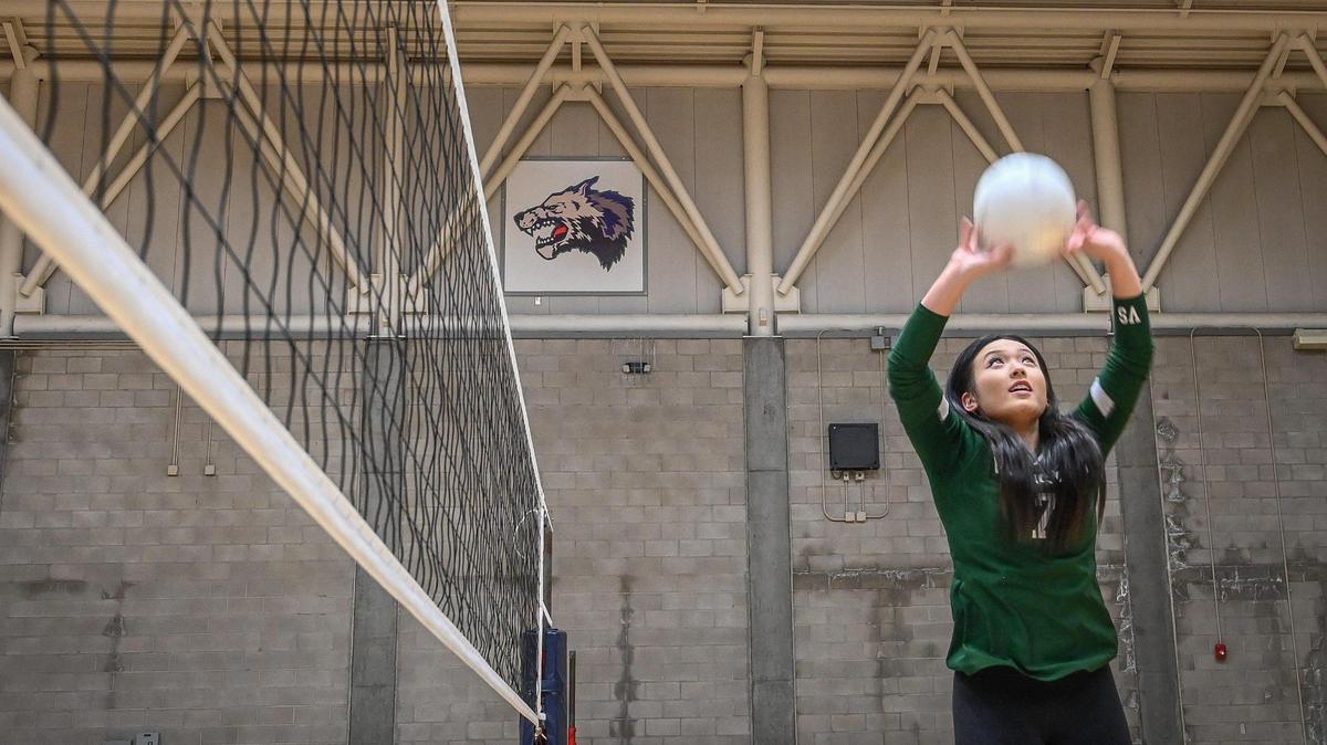 Clovis East volleyball setter Jayden Xiong is The Bee’s Player of the Year. She’ll play at Fresno State next season.