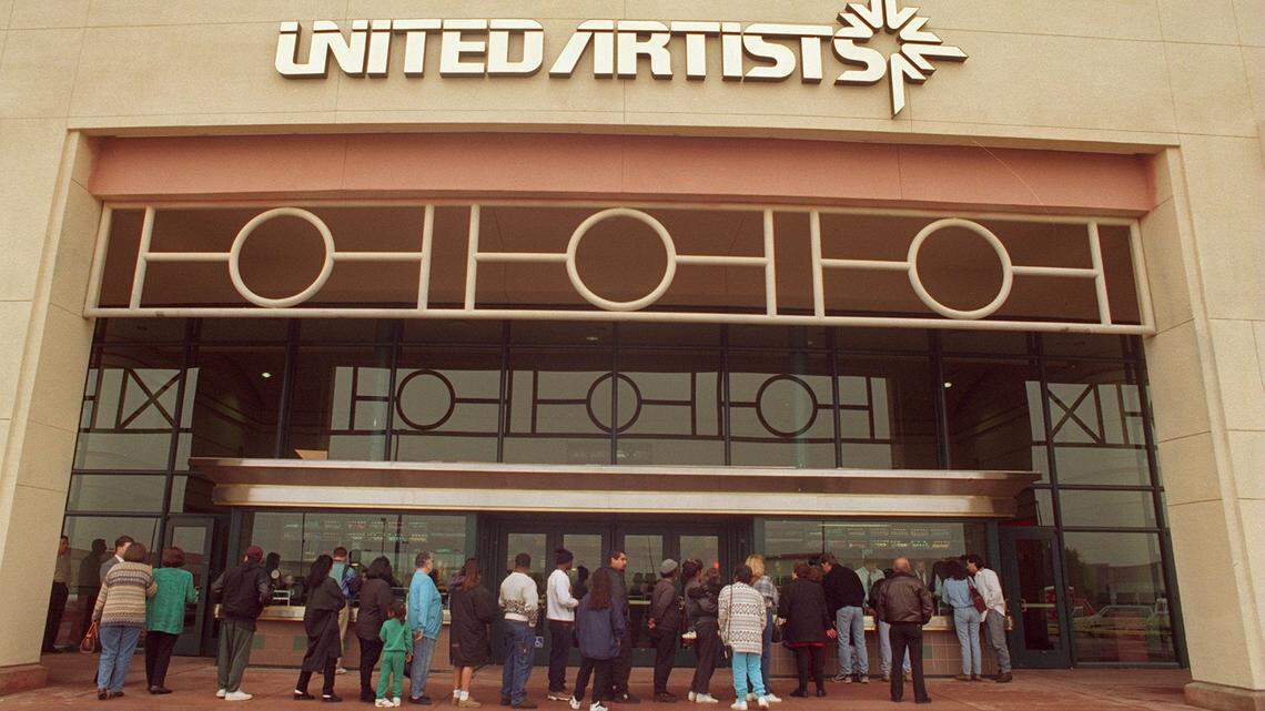Queuing up. Those who came to the United Artist Theater at Broadway Faire around noon on a Friday in 1996 got to see a show and make history.