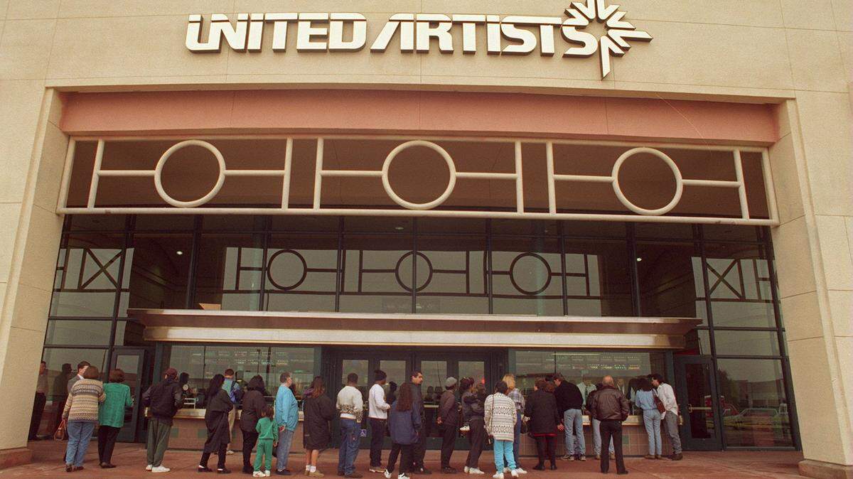 Queuing up. Those who came to the United Artist Theater at Broadway Faire around noon on a Friday in 1996 got to see a show and make history.