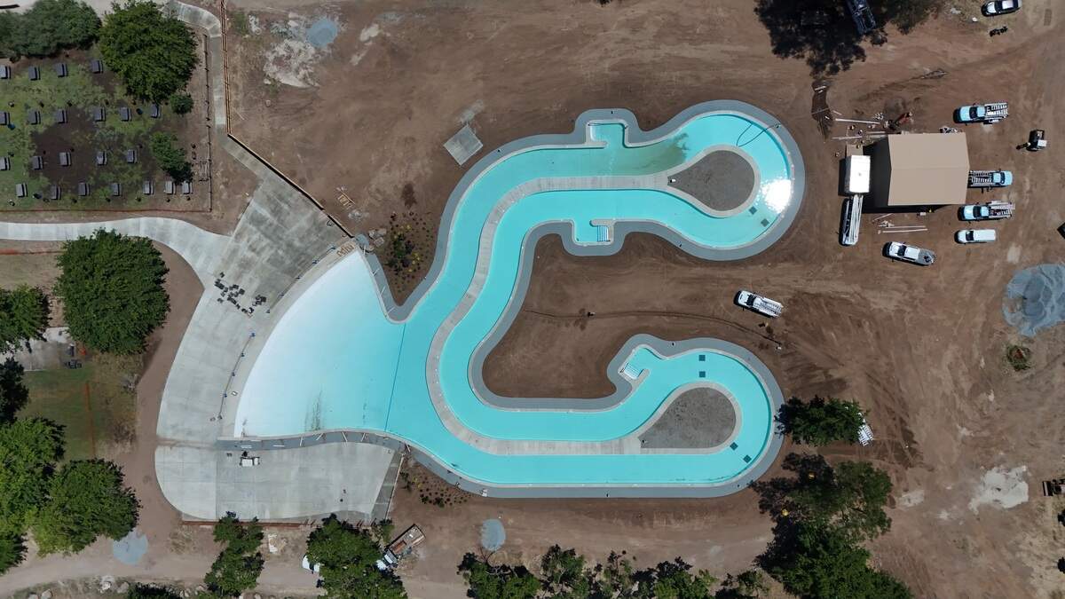 The new “Lost River Adventure” at Wild Water Adventure Park is set to debut this summer, perhaps as early as this weekend. Construction to build the roughly 1,000 linear foot of lazy river began in October. Delays in meeting inspection stands has held up the river from opening at the start of the water park’s season.