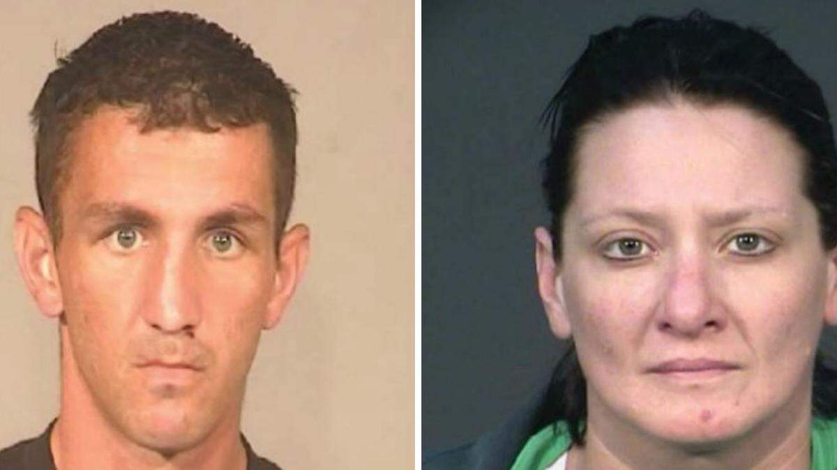 Keith Christensen, 30, and Sierra Baize, 40.