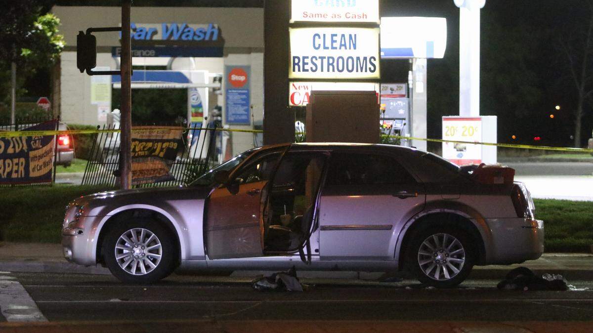 A man is in critical condition after he was shot while stopped at a spotlight in northwest Fresno. It happened around 7:40 p.m. Thursday at the intersection of Blythe and Ashlan avenues, according to Lt. Tim Tietjen.