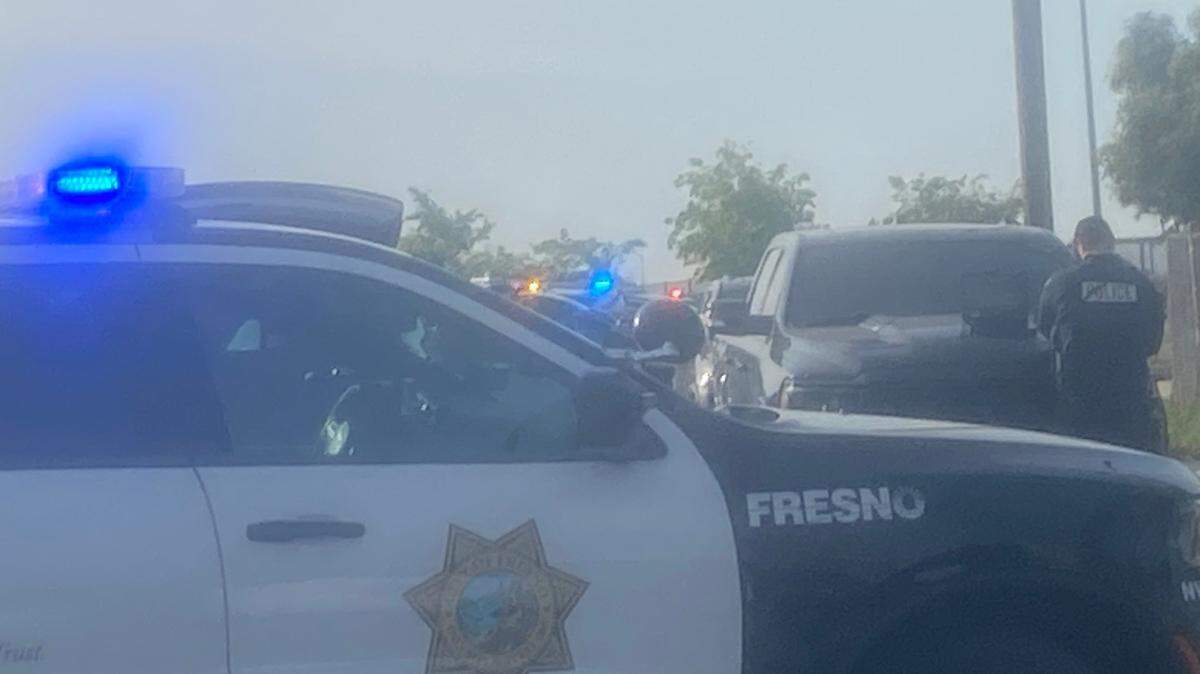 A man is in stable condition after he was stabbed inside a home in Fresno, California on Monday, April 7, 2025.