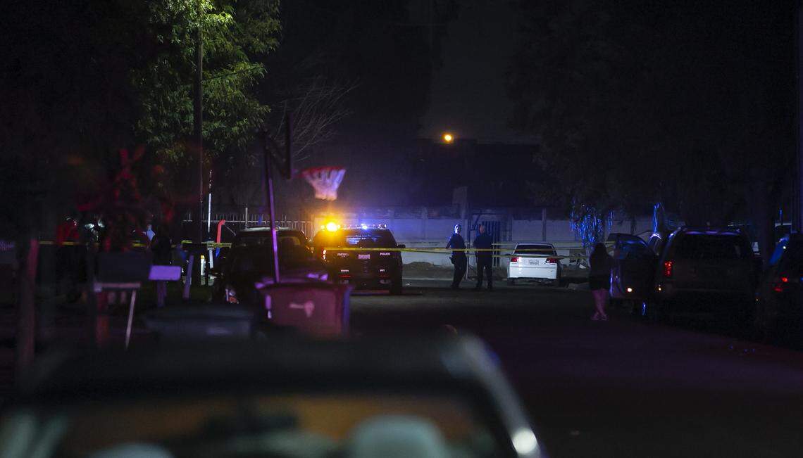 A man in his 30s was shot Thursday night near the intersection of Pleasant and Dakota avenues in central Fresno.