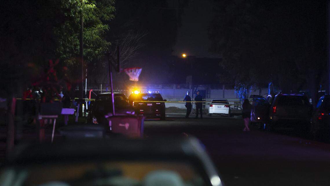 A man in his 30s was shot Thursday night near the intersection of Pleasant and Dakota avenues in central Fresno.