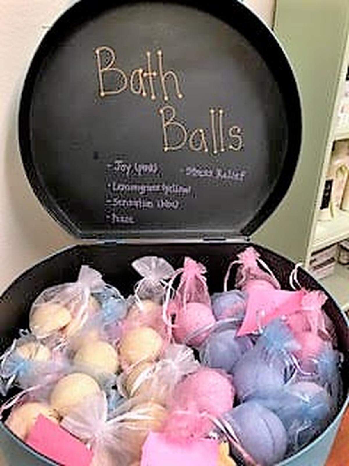 Chanel Wapner, a certified master aromatherapist, sells bath balls and other items at her new store, Just My Essentials, in Old Town Clovis.